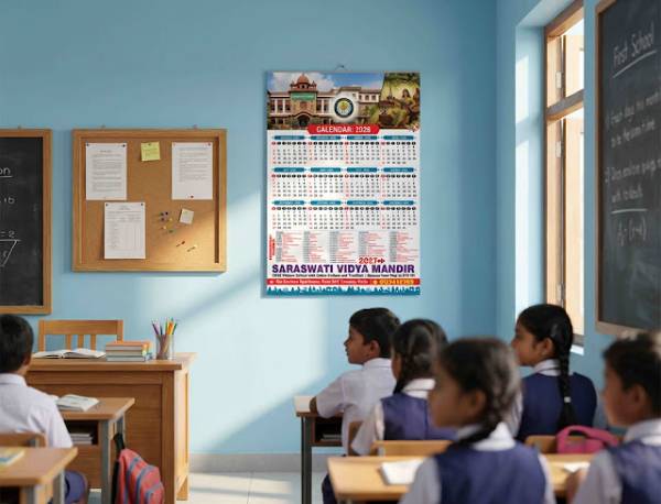 thumbnail 14×20 Calendar PSD Template 2026 Download